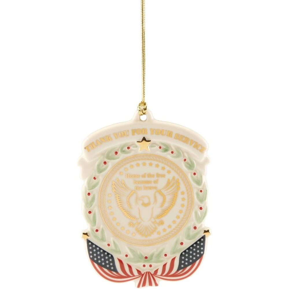 887169 Thank You For Your Service Ornament, Christmas
